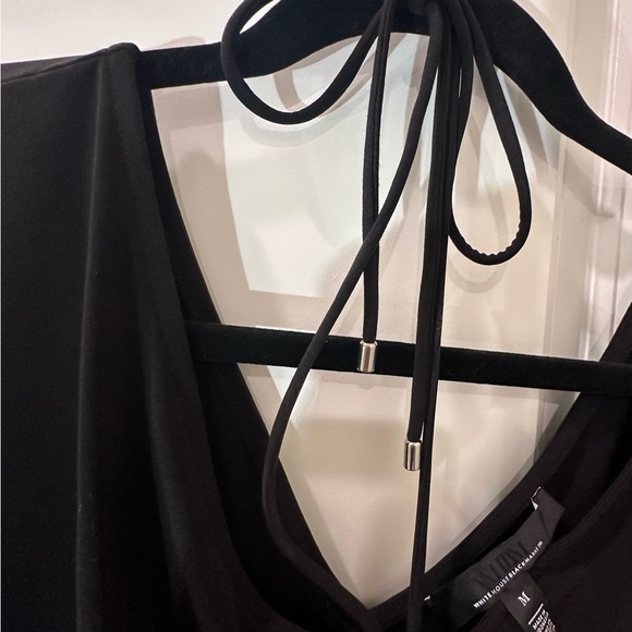Black WHBM ruched top NWT - Picture 2 of 7